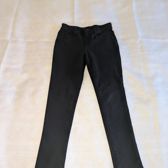 Cat & Jack Black Cotton Stretch Girls‎ Pants Jeggings - Picture 1 of 6